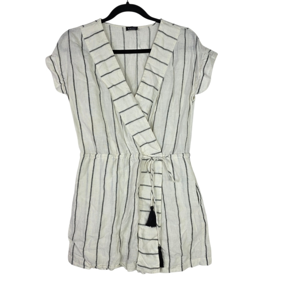 Ekyog Ethical fashion Linen stripes romper